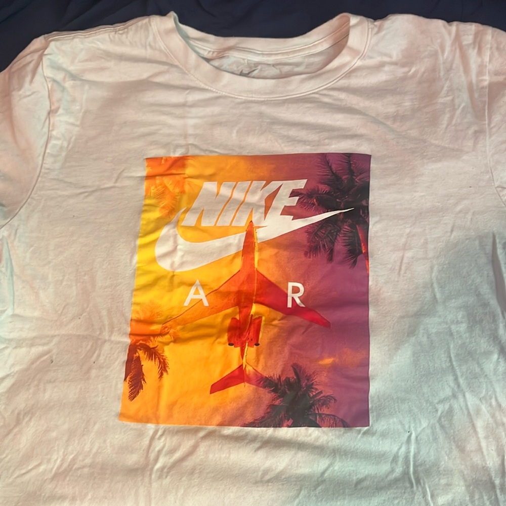 Nike Air White T-Shirt.
